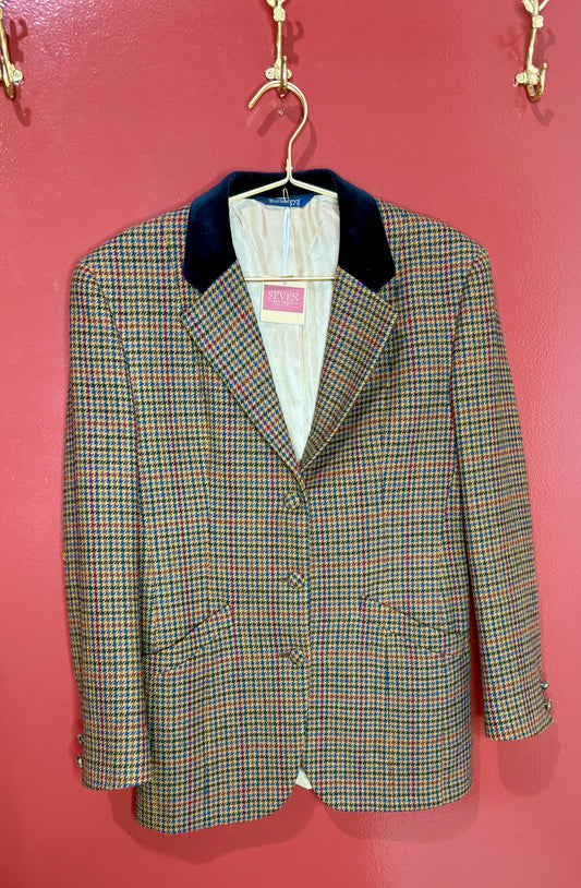 Burberry Tweed Blazer M