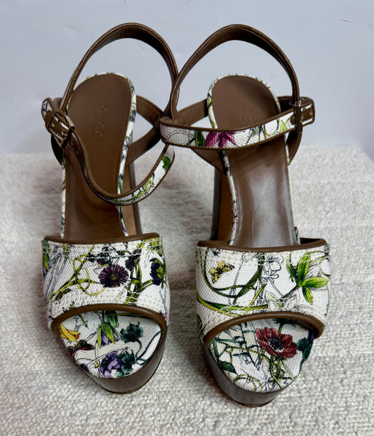 Gucci Floral Heels 36