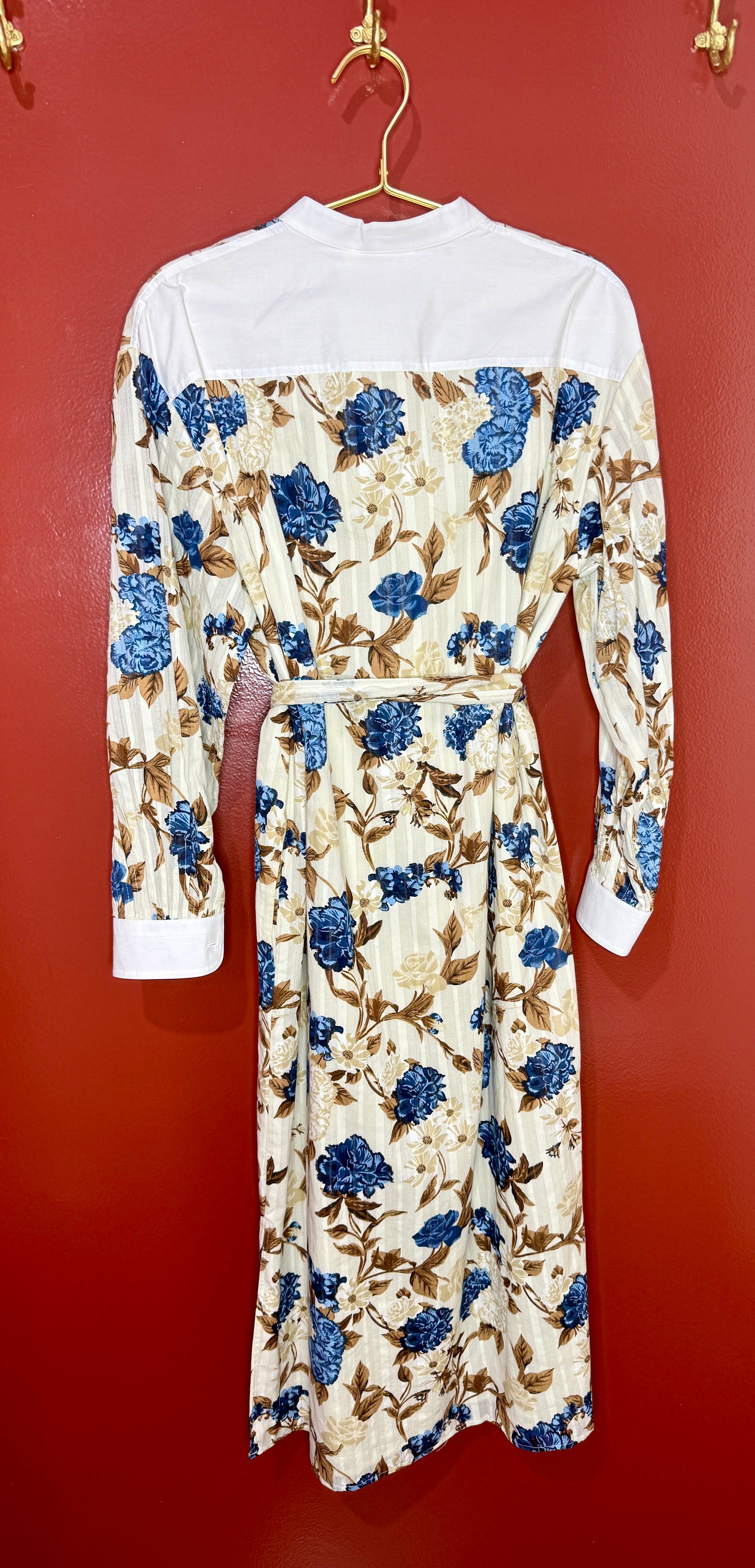 Tory Burch Floral Shirt Dress S