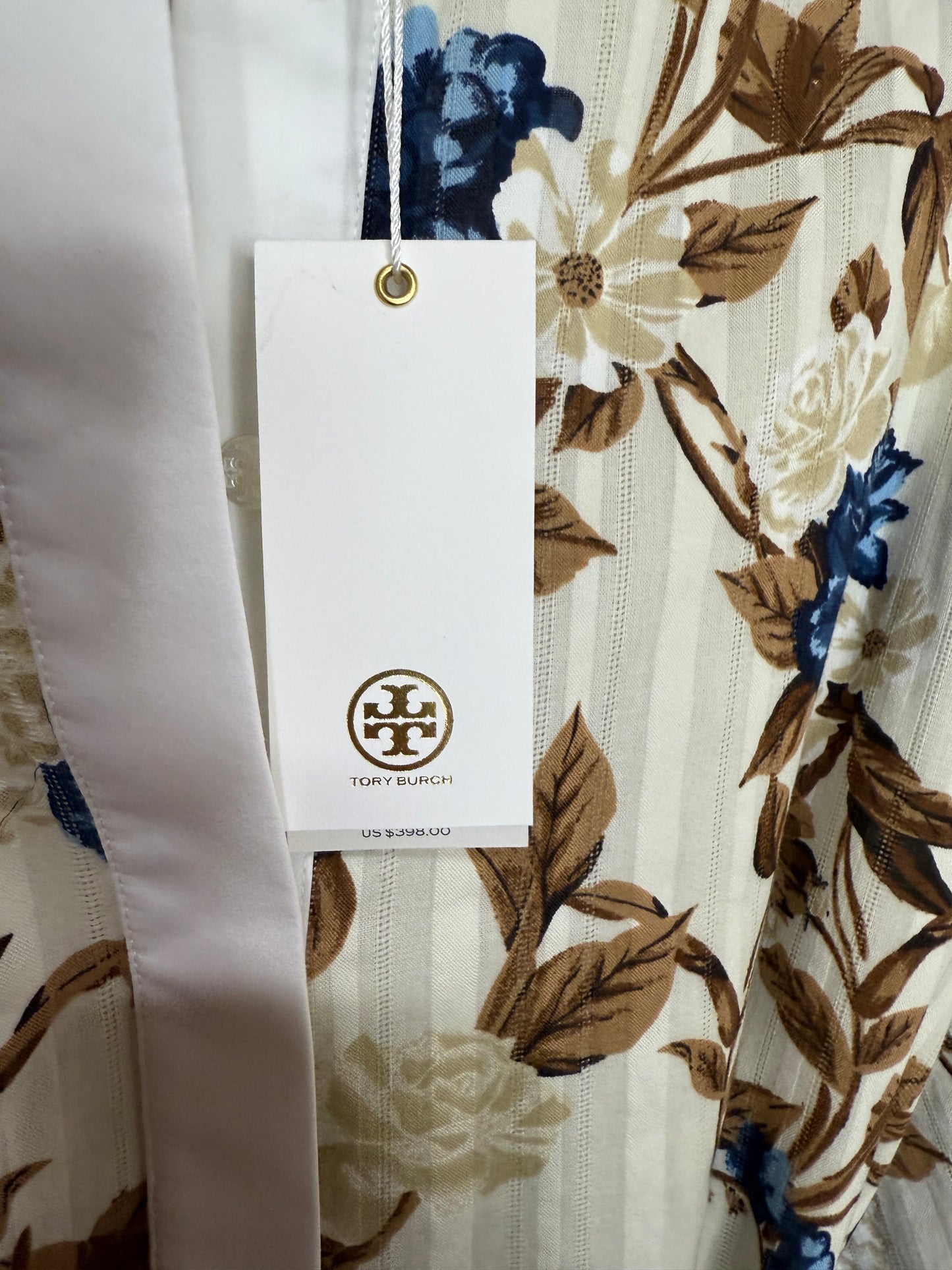 Tory Burch Floral Shirt Dress S