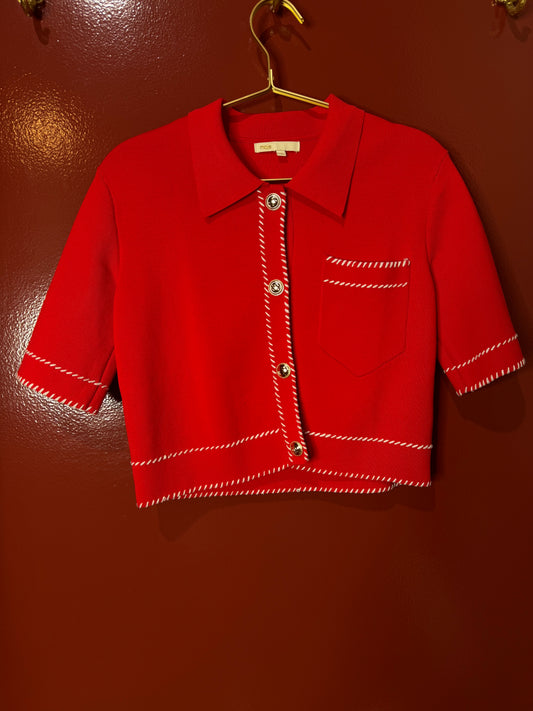 Maje Red Top 1