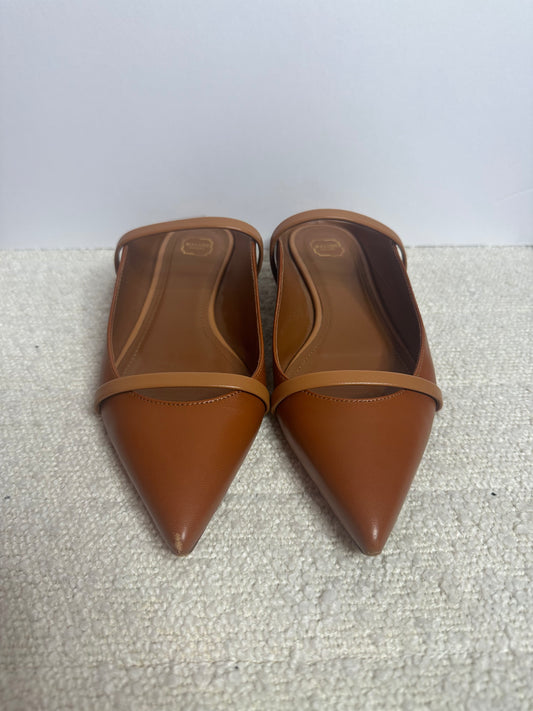 Malone Souliers Brown Leather Flats 37