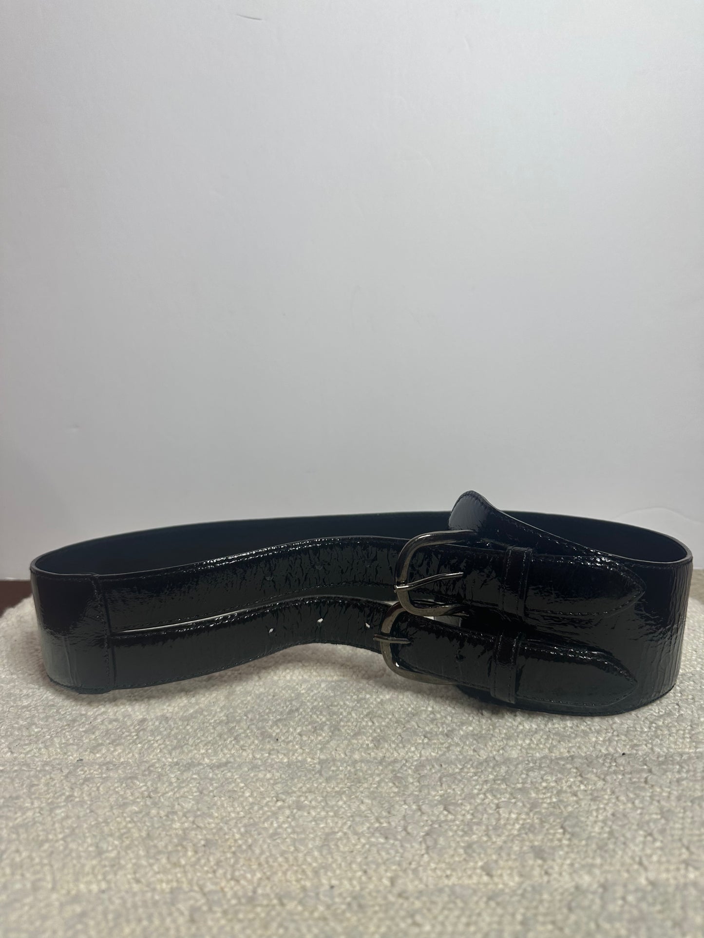 Christian Dior Thick Black Belt L