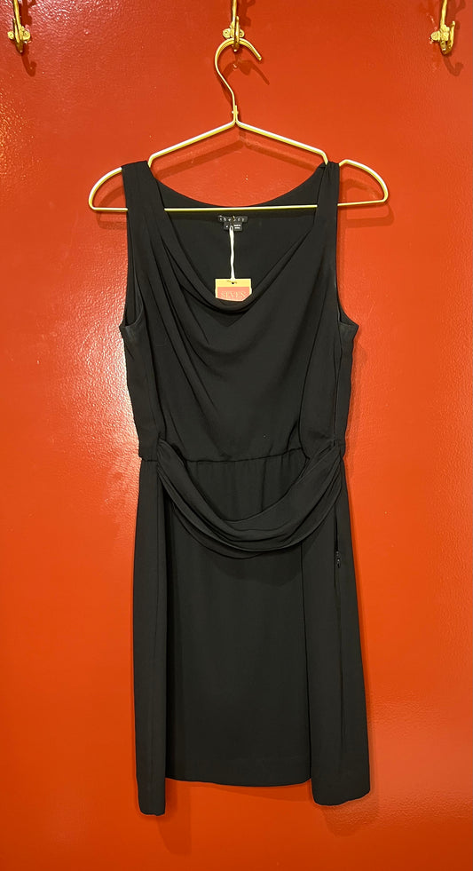 Theory Black Midi Dress 4