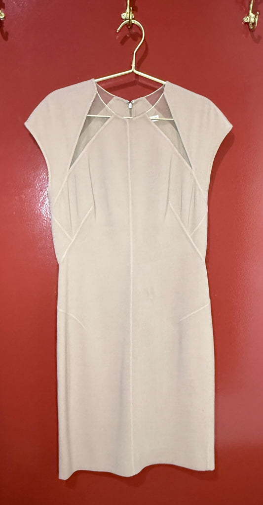 Kaufmanfranco Tan Sheath Dress 10