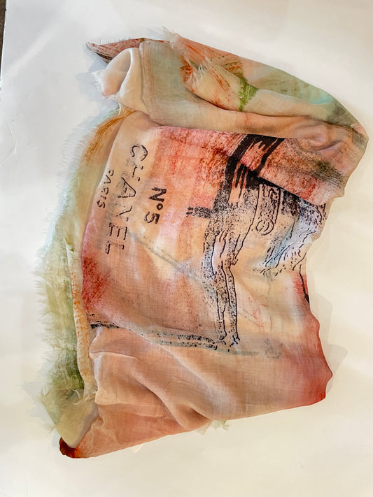 Chanel #5 Cashmere Pastel Stole